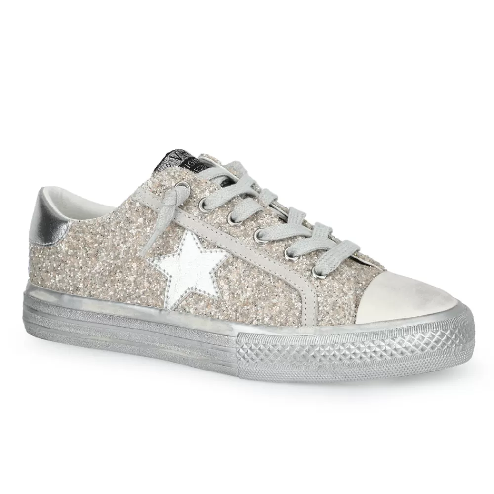 Vintage Havana ALIVE - CHUNKY GLITTER SILVER
