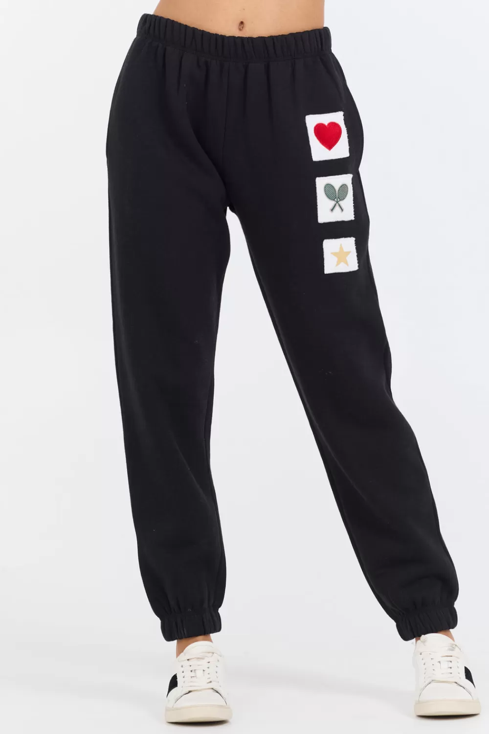 Vintage Havana Black Novelty Patch G/D Off Jogger