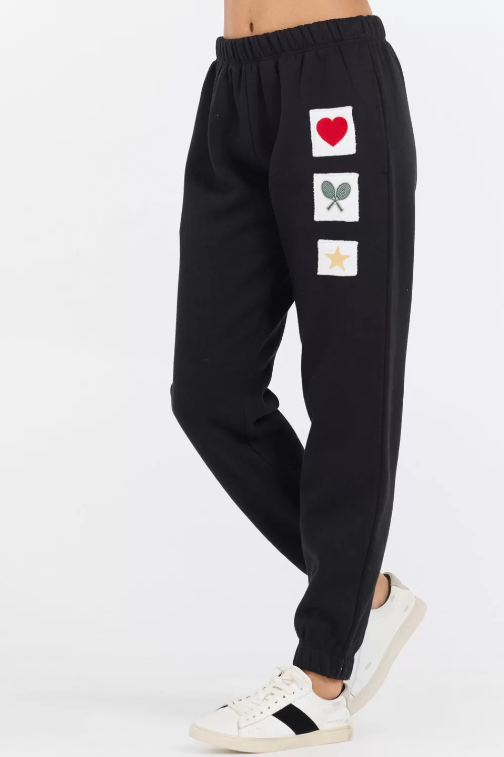Vintage Havana Black Novelty Patch G/D Off Jogger