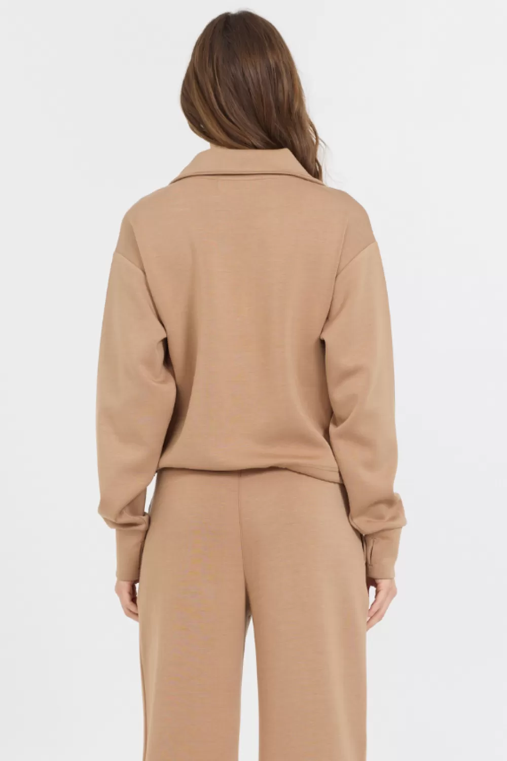 Vintage Havana Caramel Cloud Fleece Quarter Zip