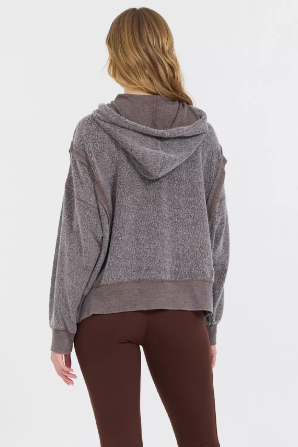 Vintage Havana Chocolate Syrup Reverse Fleece Hoodie