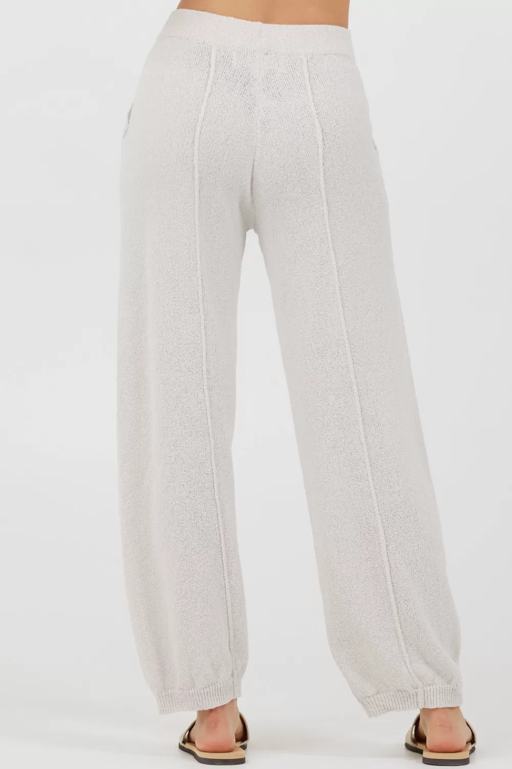 Vintage Havana Coconut Relaxed Rib Knit Pants