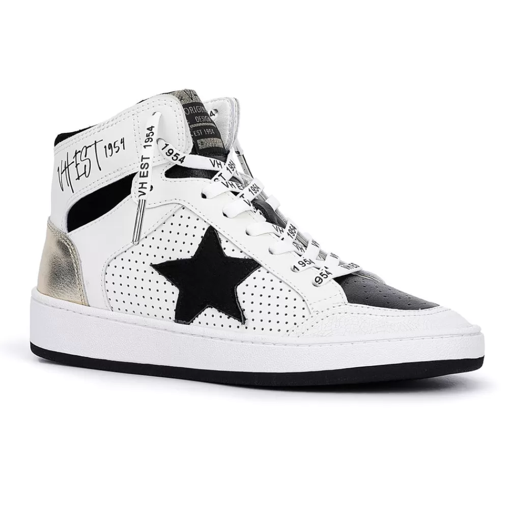Vintage Havana Dream 8- Black White Multi With Inside Zipper