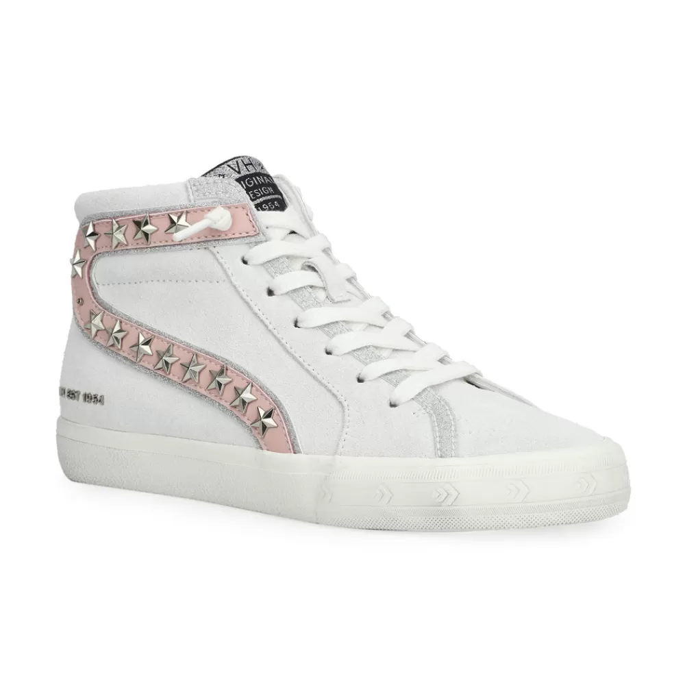 Vintage Havana GADOL HIGH 16 - GREY SUEDE/BABY PINK POP