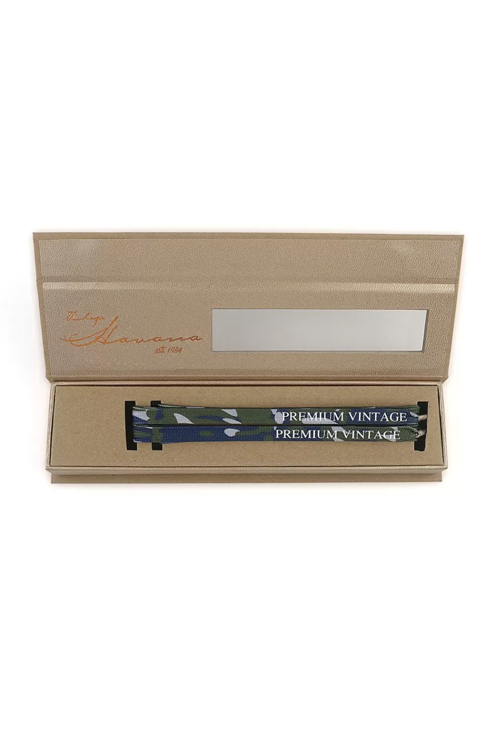 Vintage Havana GREEN CAMO LACES