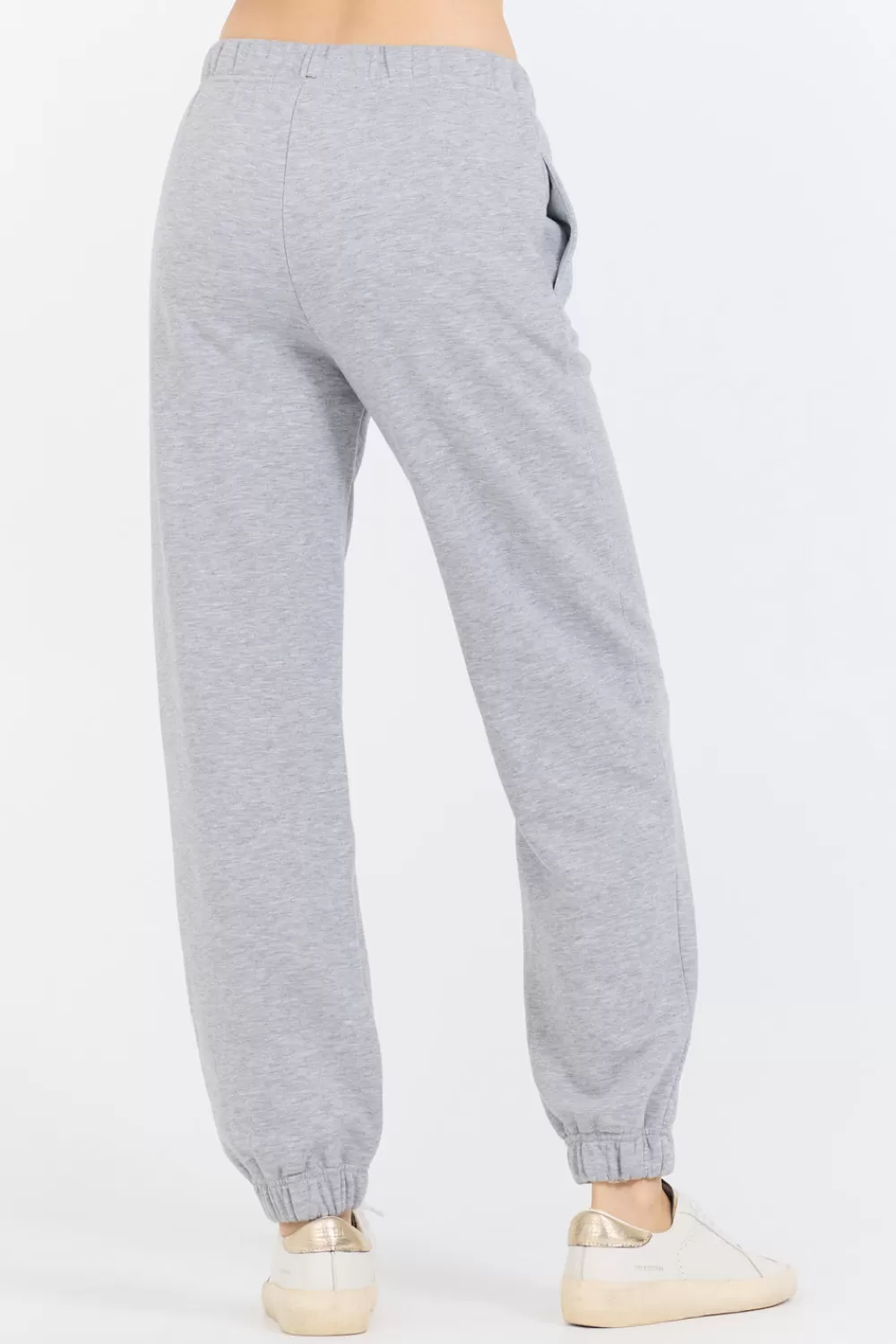 Vintage Havana Heather Grey Essential Fleece Jogger W/ Self Love Club Jogger