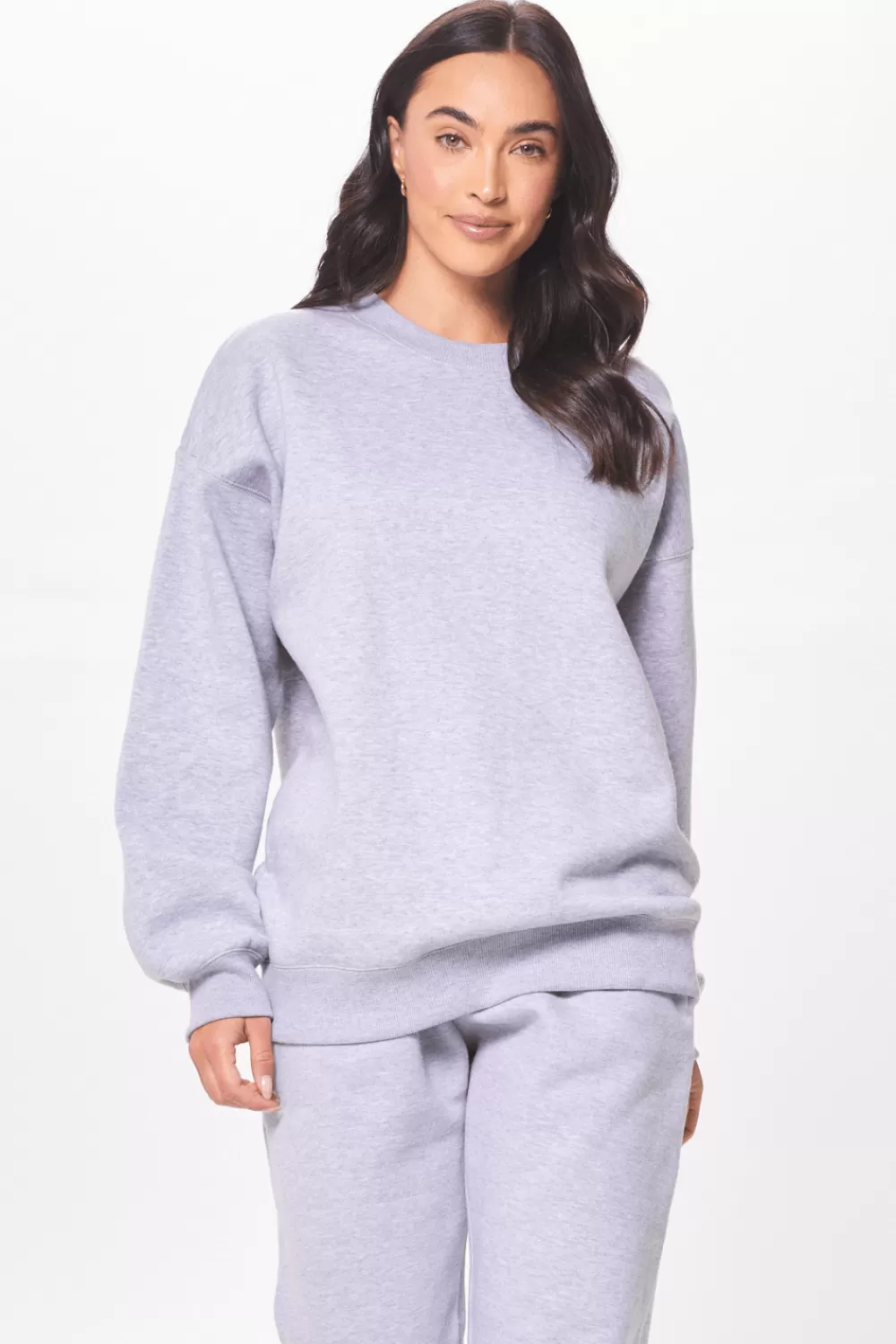 Vintage Havana Heather Grey Proweave Crewneck Sweatshirt