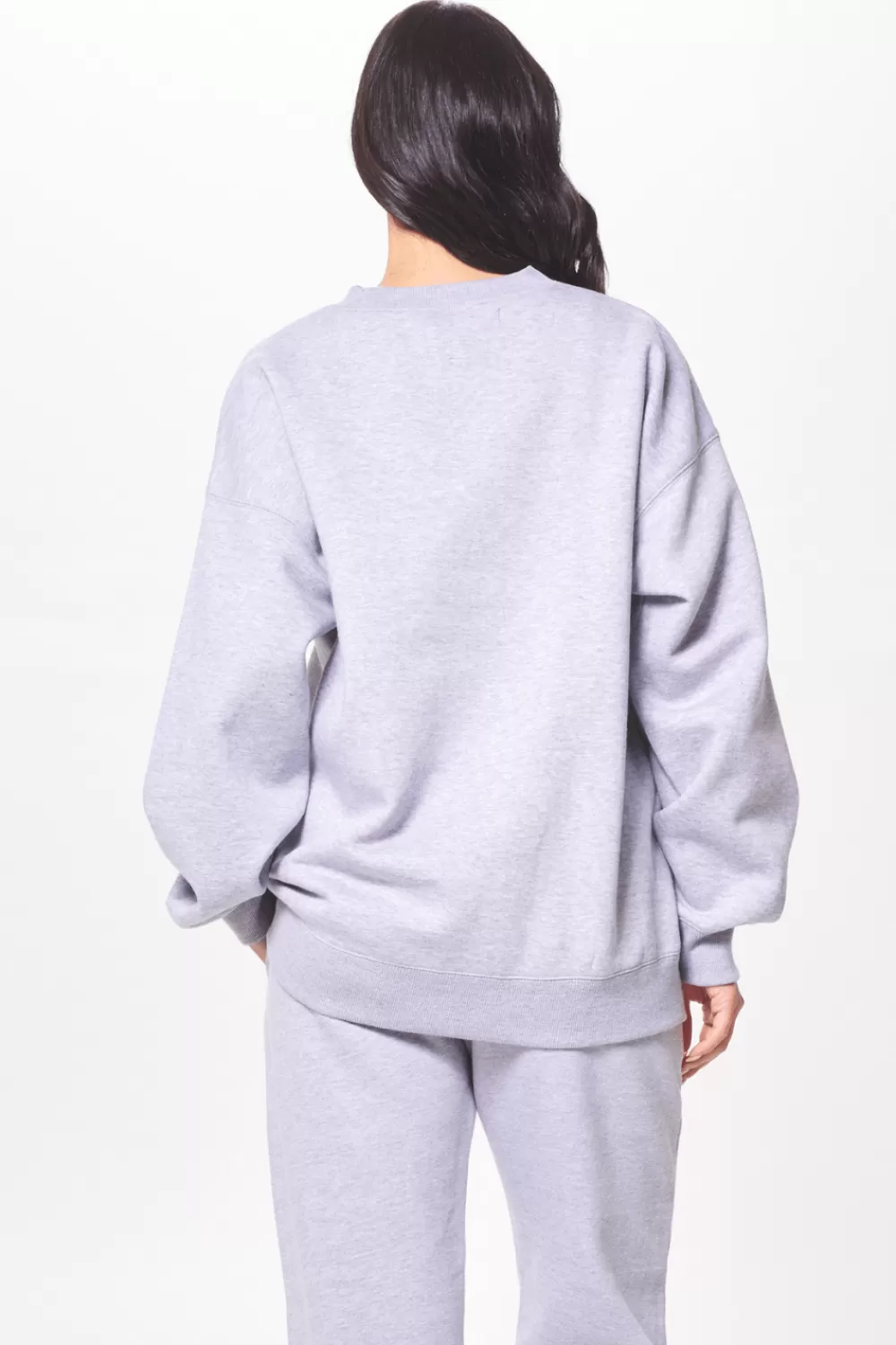 Vintage Havana Heather Grey Proweave Crewneck Sweatshirt