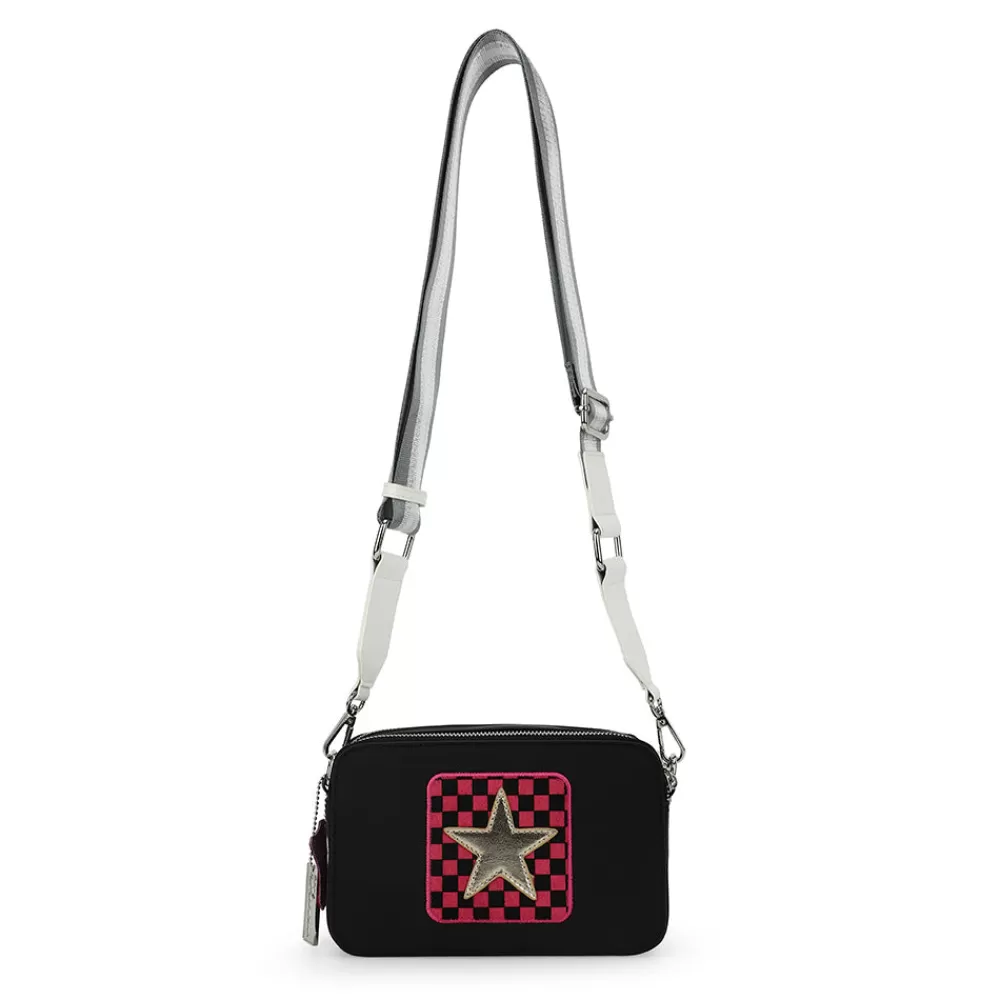 Vintage Havana LEGEND BAG - BLACK /RED