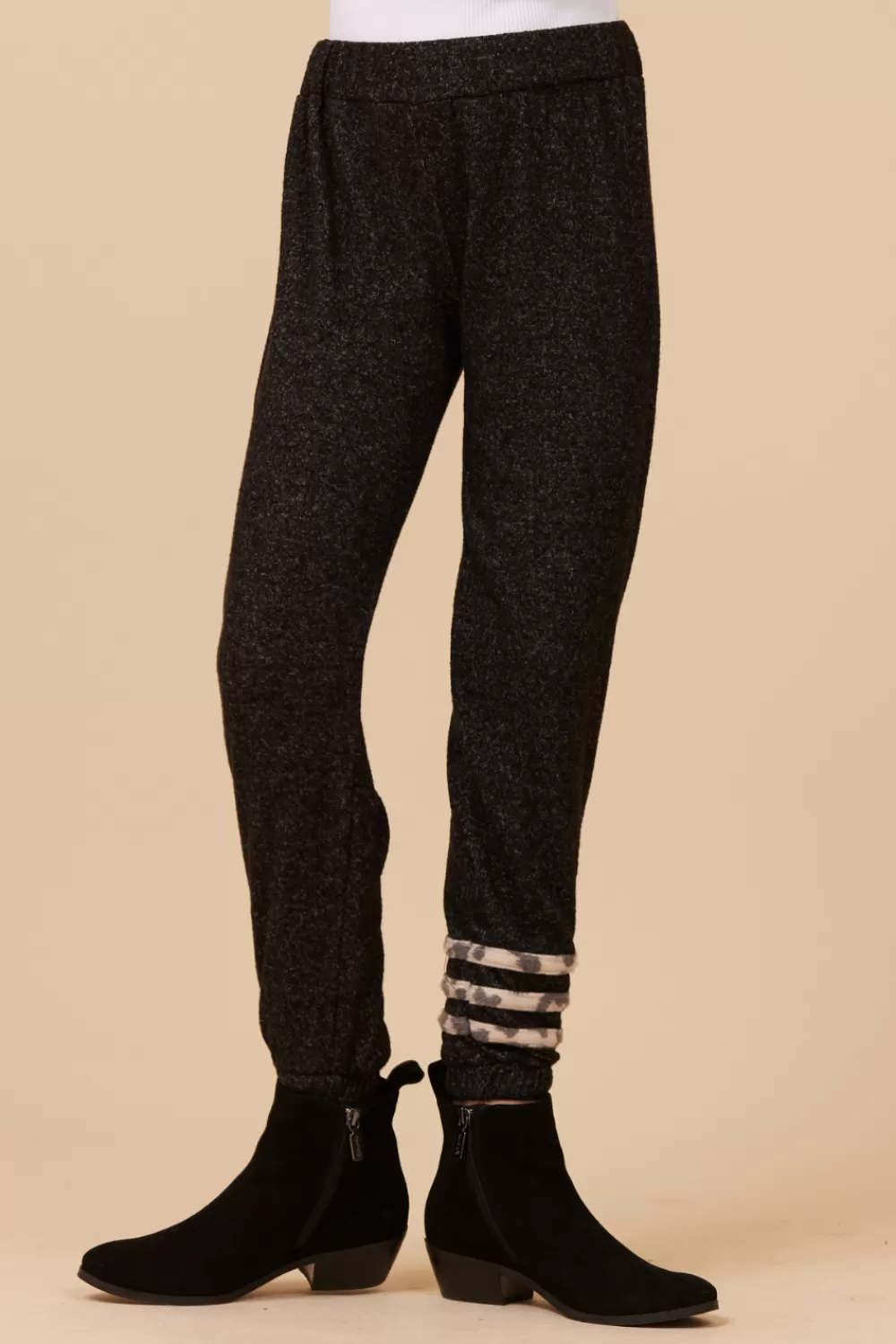 Kids Vintage Havana LEOPARD STRIPE HACCI JOGGER