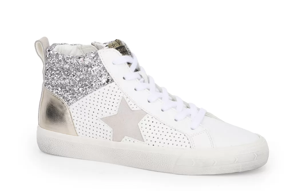 Vintage Havana Lester - White/ Silver/ Gold
