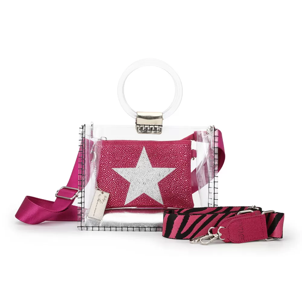 Vintage Havana MINI MOLLY - FUCHSIA RHINESTONE MULTI