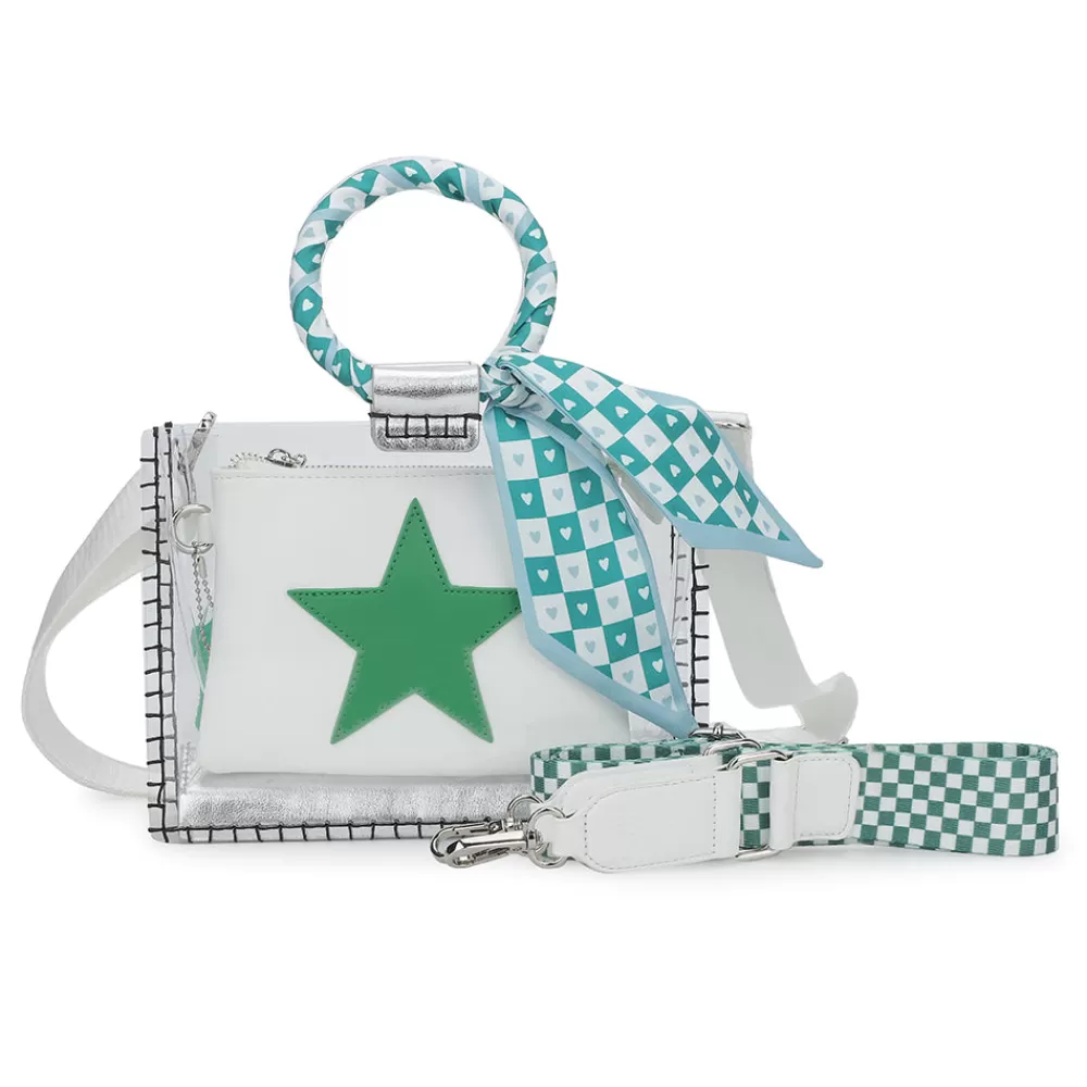Vintage Havana MINI MOLLY - SCARF WHITE GREEN