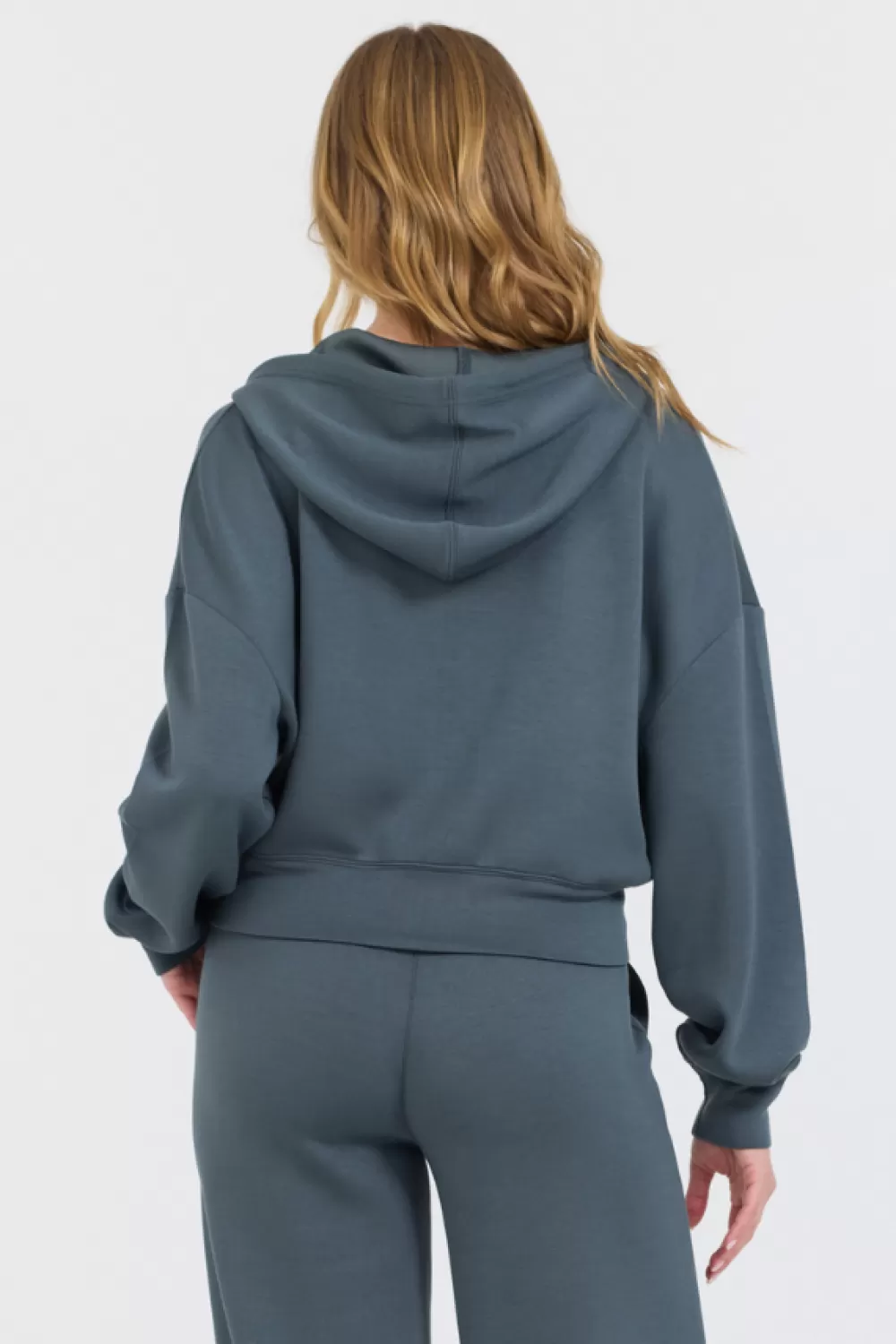 Vintage Havana Mountain Grey Cloud Fleece Hoodie