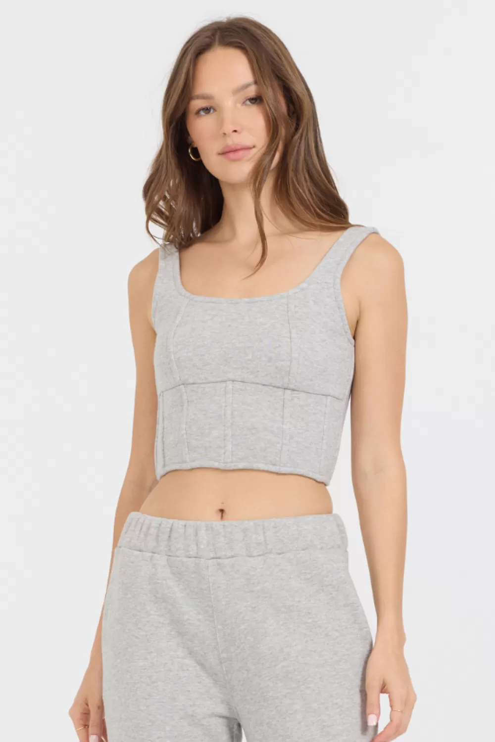 Vintage Havana Pure Grey Fleece Corset