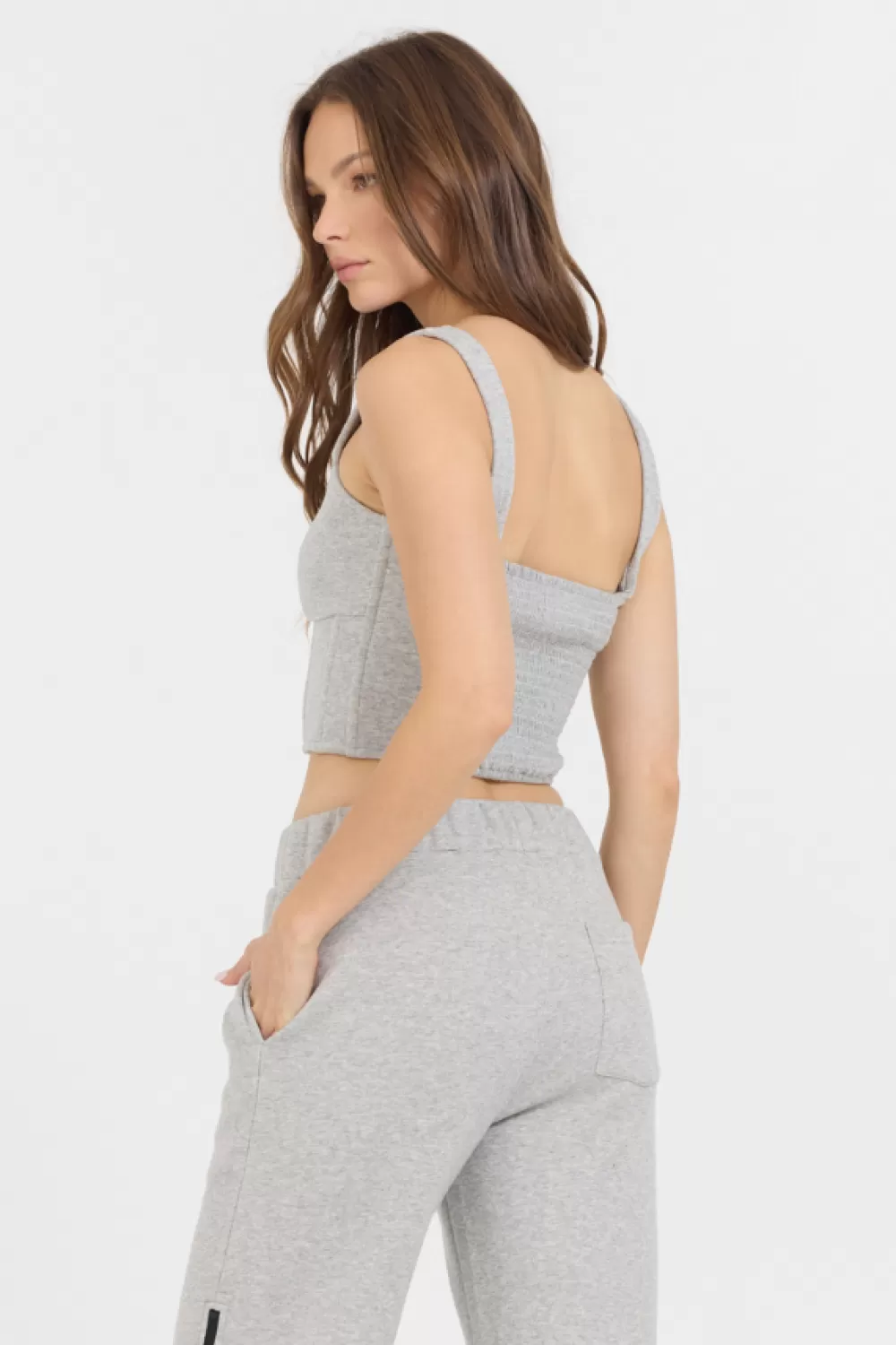 Vintage Havana Pure Grey Fleece Corset