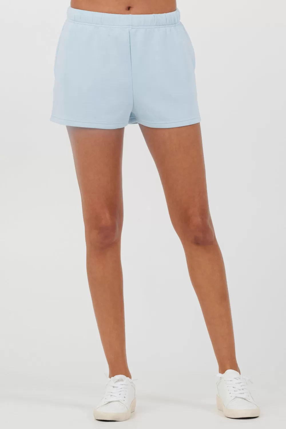 Vintage Havana Sailboat Blue Cloud Fleece Shorts