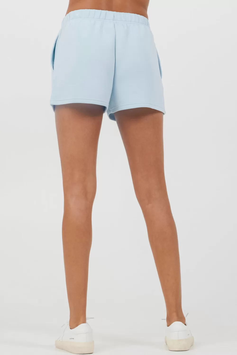 Vintage Havana Sailboat Blue Cloud Fleece Shorts