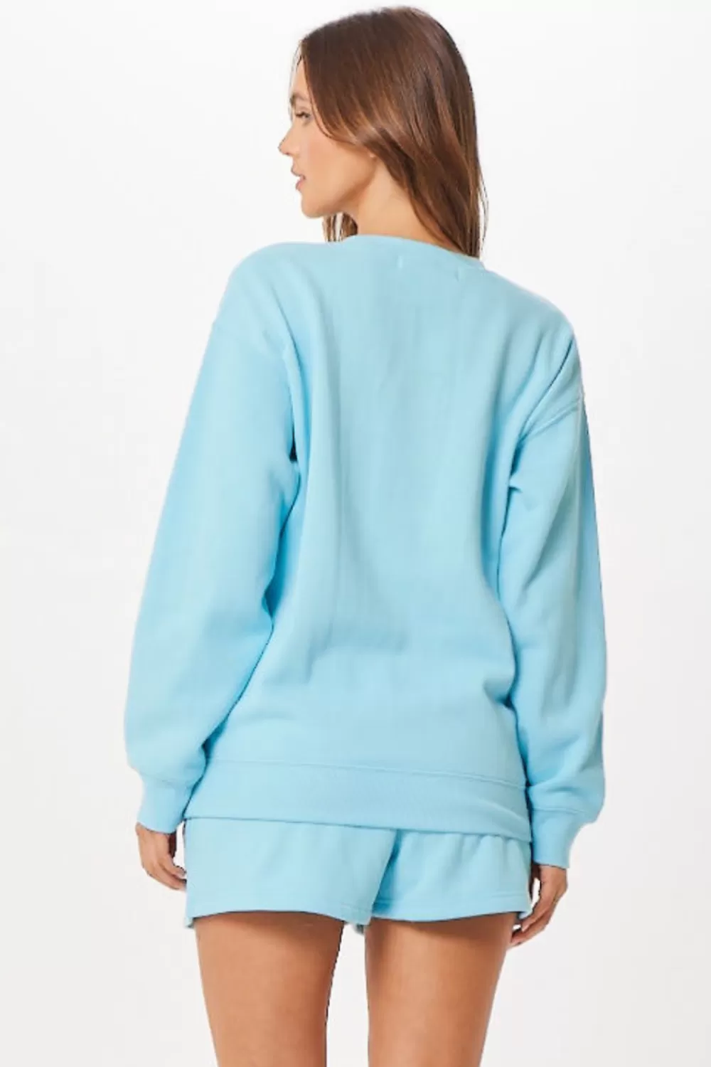 Vintage Havana Tropical Blue Malibu Jet Setter Surf Wash Crewneck