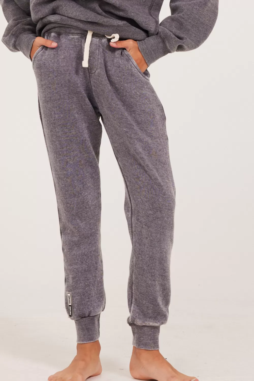 Kids Vintage Havana Unisex Cuff Bottom Sweatpants