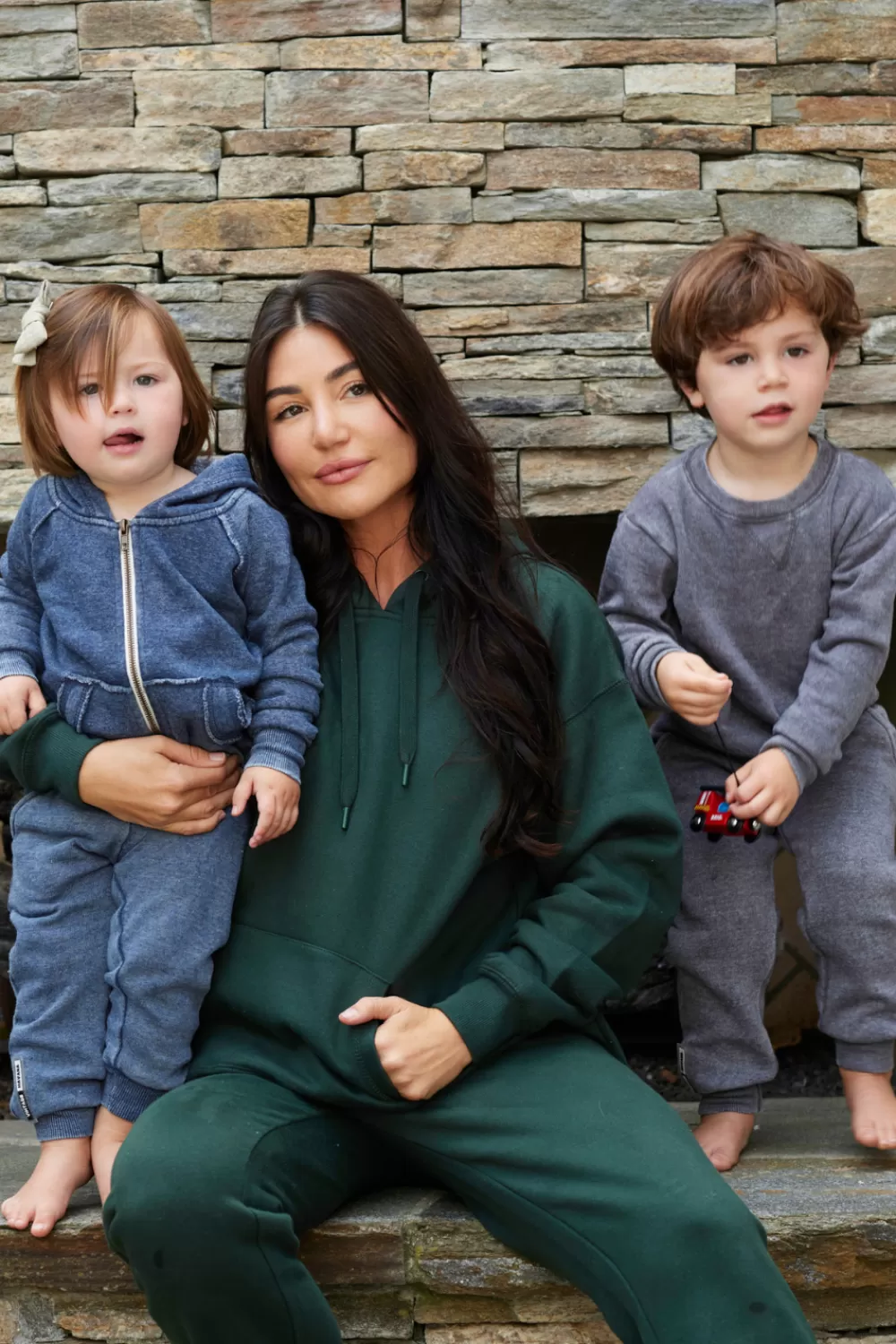 Kids Vintage Havana Unisex Cuff Bottom Sweatpants