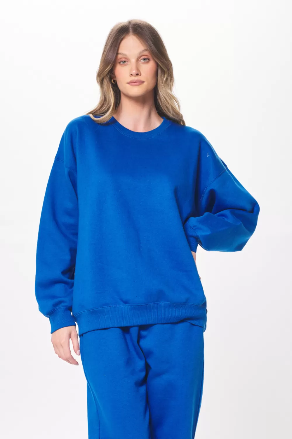 Vintage Havana Vivid Blue Proweave Crewneck Sweatshirt