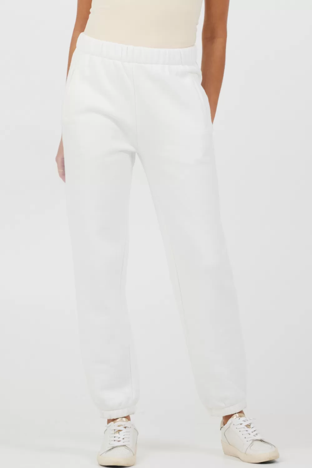 Vintage Havana White Essentials Fleece Joggers