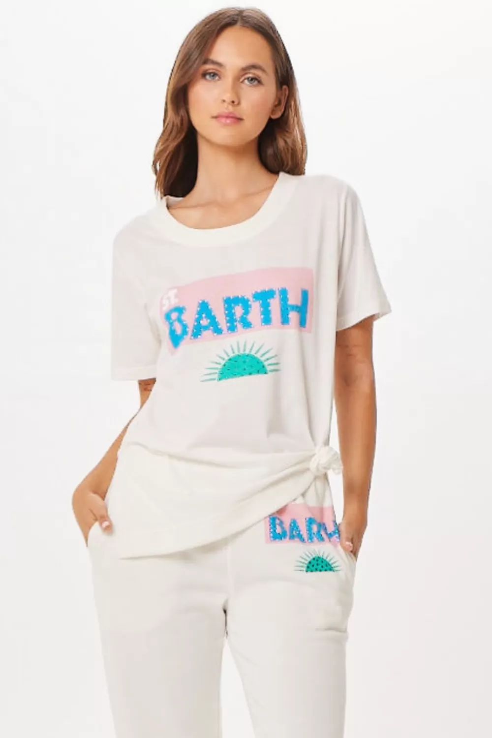 Vintage Havana White St. Barth Jet Setter T-Shirt